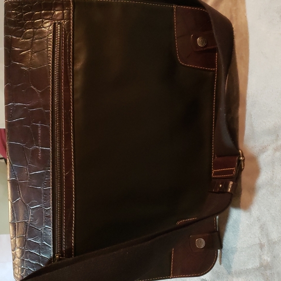 NWT designer crossbody brown leather - Picture 11 of 12
